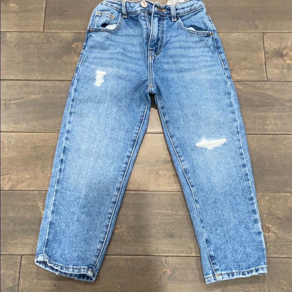 Girls Zara high waisted jeans